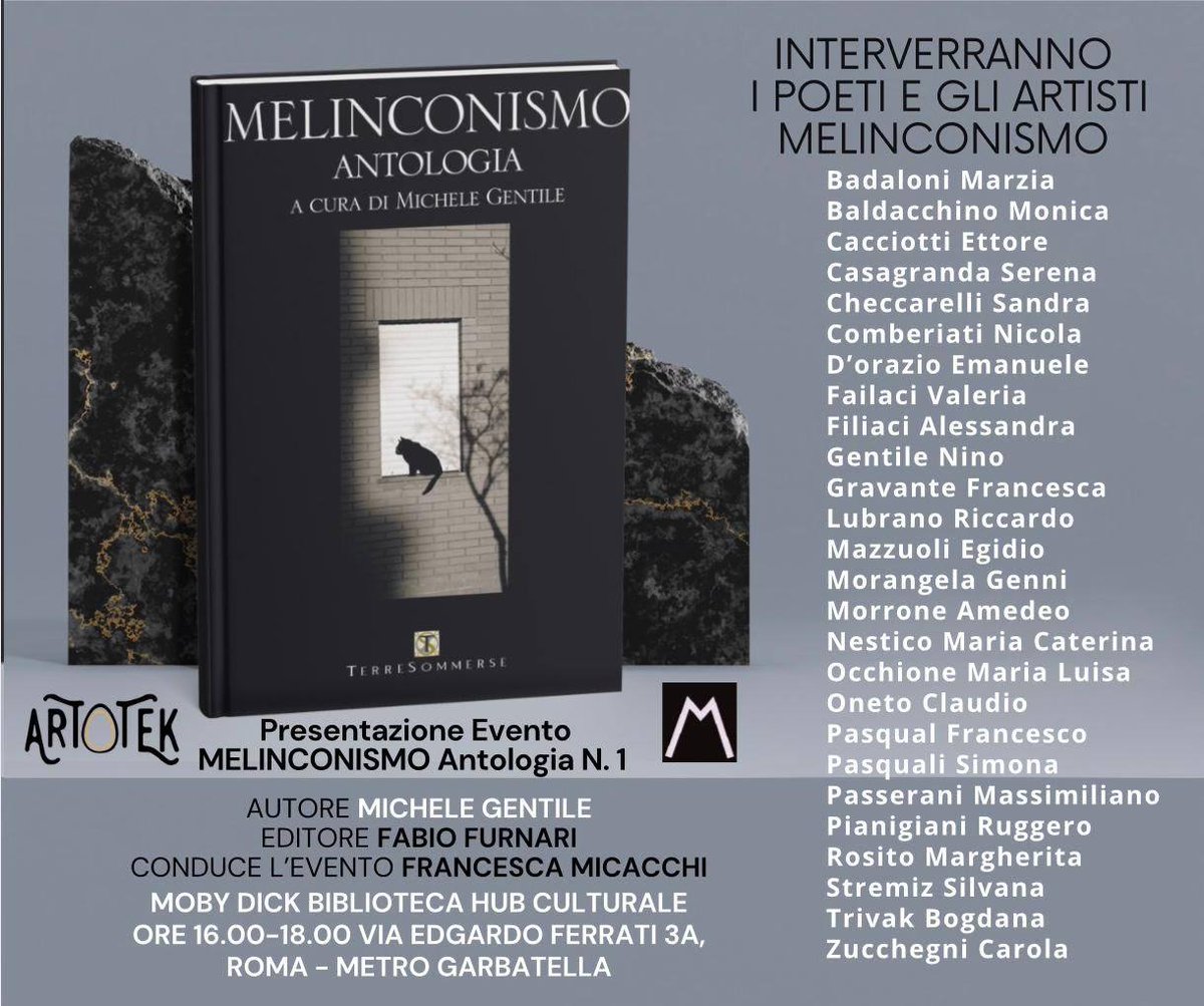 mikgentile's tweet photo. 25 OTTOBRE 2024 il giorno del MELINCONISMO https://t.co/IfEsScJJpC
