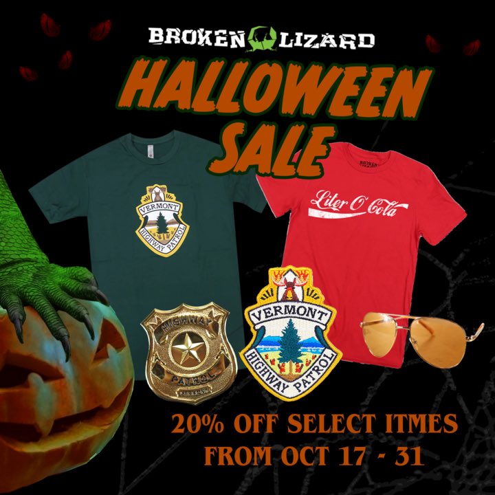 Grab some <a href="/brokenlizard/">Broken Lizard</a> merch ! 

hellomerch.com/collections/br…