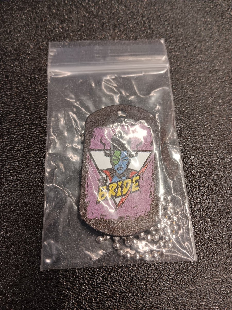 TheGeekiary's tweet photo. Check out the #CreatureCommandos activation for a short video souvenir, and a dog tag! When I went, you had the choice between the Bride and GI Robot. #NYCC    #nycc2024 https://t.co/IgQ992EuCm