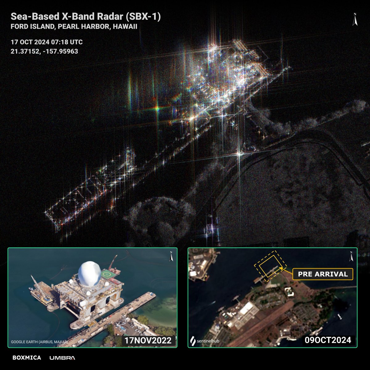 boxMica's tweet image. Welcome Home SBX-1 (Sea-Based X-Band Radar)! 🇺🇸🇺🇸🇺🇸