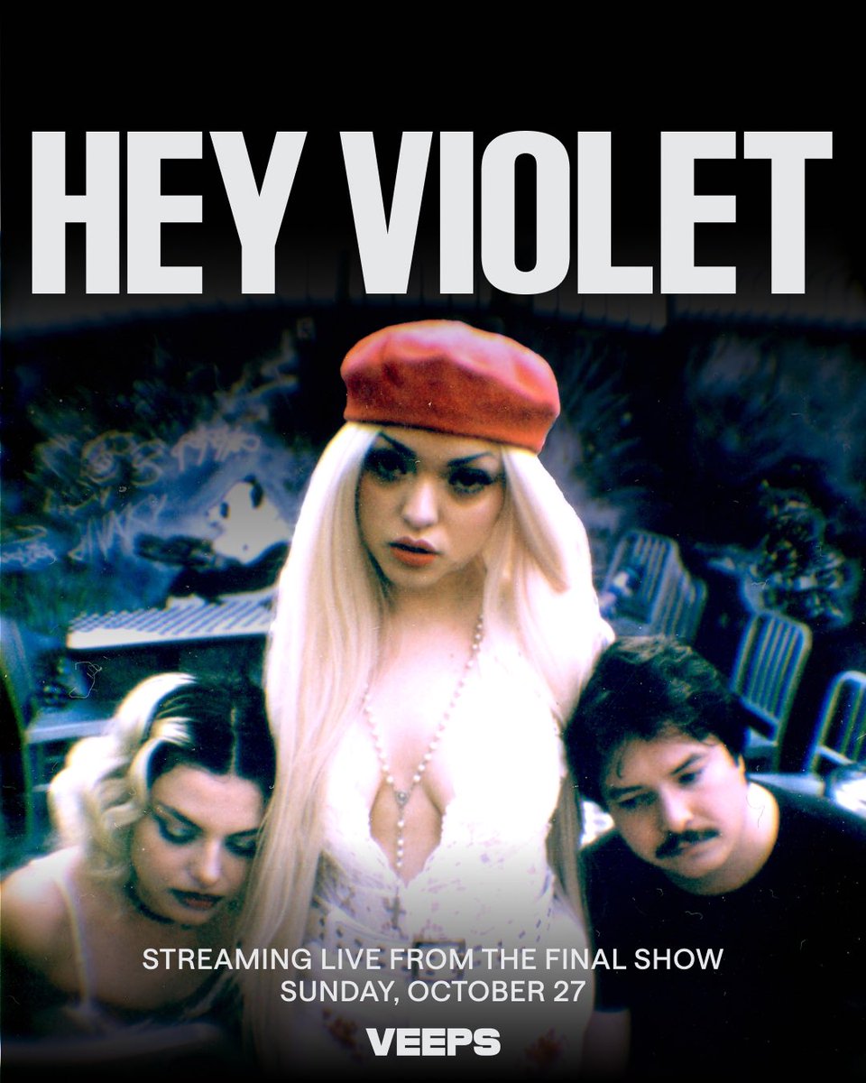Live from The Last Show. get your @veeps livestream tickets now!

veeps.com/heyviolet/fa44…