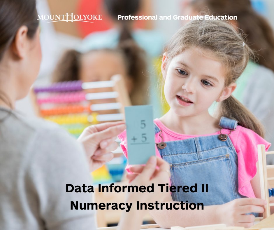 MathLeadership's tweet image. Data Informed Tiered II Numeracy Instruction:
Analyze data from interview assessments &amp;amp; receive support while implementing &amp;amp; designing strengths-based instruction for your students. gradadmission.mtholyoke.edu/register/Nonde…
#matheducation #MathersGonnaMath #ElemMathChat #iteachmath @marriamath