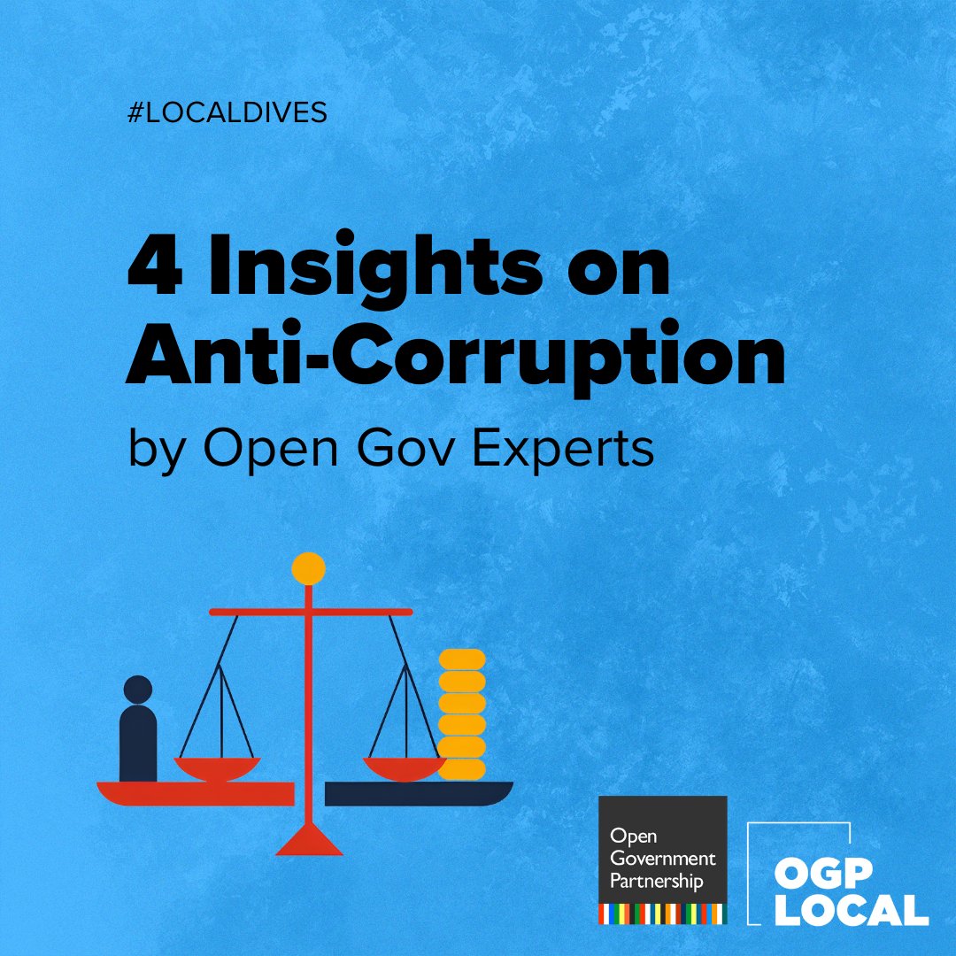 opengovpart's tweet photo. #ICYMI, our third #OGPLocal Deep Dive explored how #opengov can tackle corruption at the local level. 💪

📲 Want to learn more? Visit Instagram for #AntiCorruption insights from the session: https://t.co/g2pZTKJZU6 https://t.co/tStuXhyGRZ