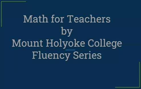 MathLeadership's tweet image. Did you miss last year's Early Numeracy webinars? You're in luck! You can watch them online any time! Visit mtholyoke.edu/math-teachers to watch the whole 6-video series! 

 #matheducation #MathersGonnaMath #ElemMathChat #iteachmath @marriamath