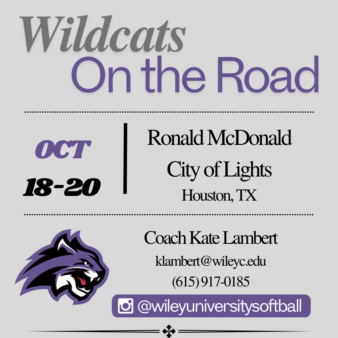 We’re excited to welcome some future Wildcats to our family! 🐾💜 Can’t wait to see you at the Ronald McDonald City of Lights Showcase! 🌟 #feartheclaws #wusoftball #ronaldmcdonald #beinspired