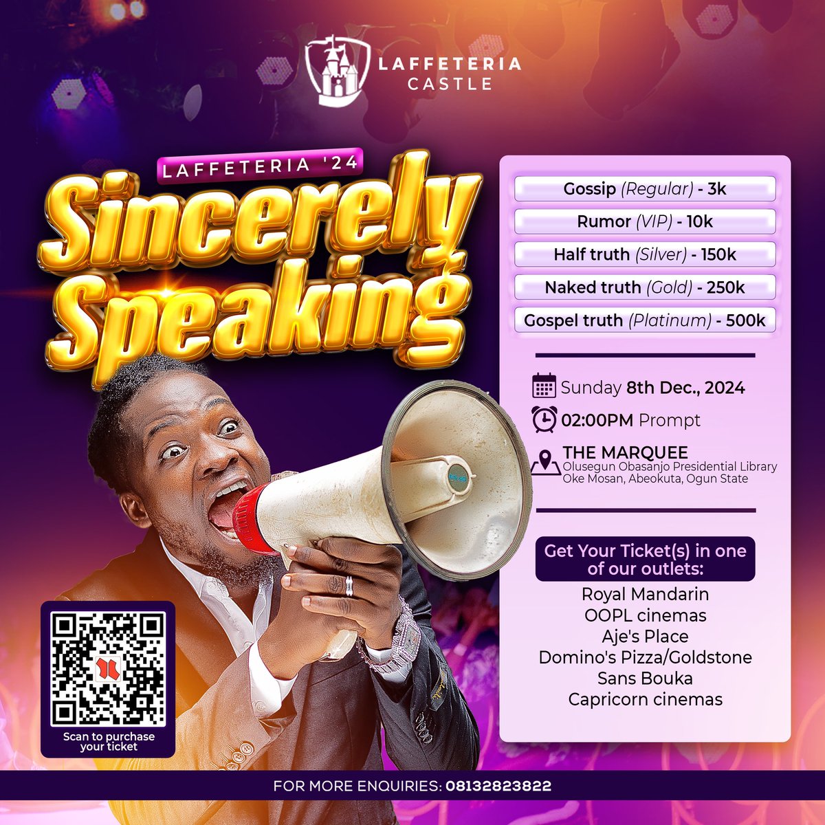 AdewoleRihanat's tweet photo. The last #Laffeteria saw comedy icons from across Nigeria, all promised and delivered by @iamhephta. @rccolang can be part of this nationwide buzz! Build brand love through laughter & entertainment!
#rccolaXlaffeteria #Sincerelyrccola https://t.co/kclxnd9Hlp