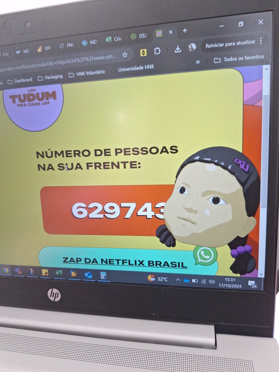 Clopes_r's tweet photo. O Netflix, isso pq estou desde as 15h (pq antes o site caiu) https://t.co/y4firwagfv