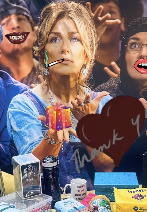 VickiFowlerCore's tweet photo. Only Mazz would deface her own poster and stick it on the gram.

#MazzMurray #MammaMiaMusical https://t.co/QFZDnKppis