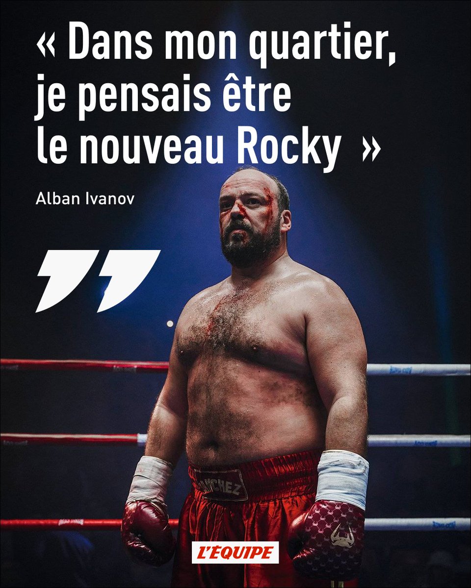 lequipe's tweet image. Le comédien Alban Ivanov raconte ses débuts dans le football, sa préparation pour le film « Challenger » et sa nouvelle addiction pour la boxe ➡️ lequipe.fr/Boxe/Actualite…