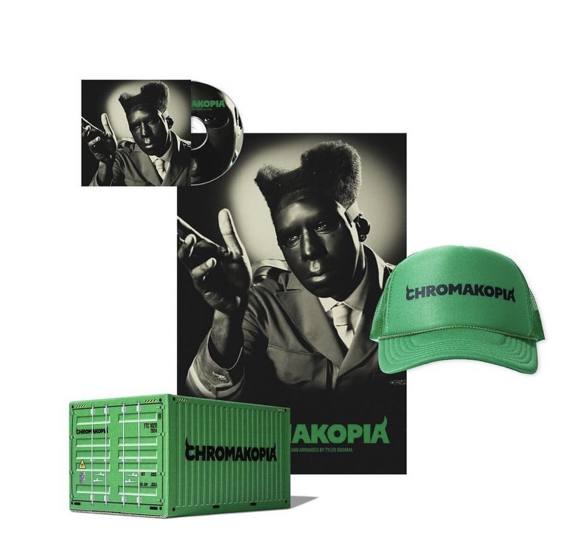 Tyler, The Creator Chromakopia キャップ黒会場限定 Tyler, The Creator Chromakopia キャップ 会場限定