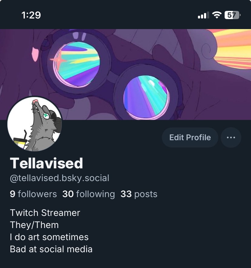 Tellavised's tweet photo. I see some people talking about 🦋☁️ and just saying if you want to see my art/shitposts we can definitely be moots https://t.co/paI5kH1LId