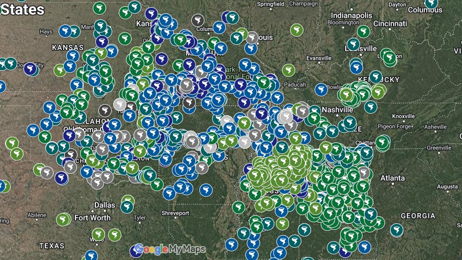 Fall means colorful leaves, crisp days...and the "second season" for #tornado potential. While not always a guarantee, the threat of outbreaks increases.

There have been many shelters added to the map recently at findyourtornadoshelter.com. It's a key #severe weather planning tool.