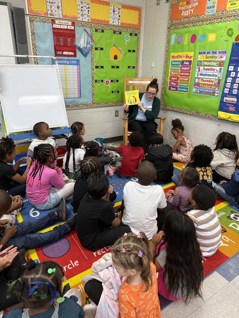 We'd like to welcome back Ms. Howard from the Ecorse Public Library for Interactive StoryTime with our 1st graders again this year.  It's a community collaboration the students really enjoy.