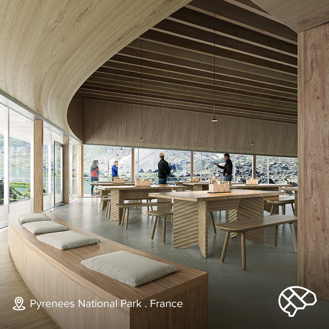 Snøhetta's Grassy Mountain Refuge Will Skim The Slopes of France's Pyrenees National Park

#parametricdesign #architecture