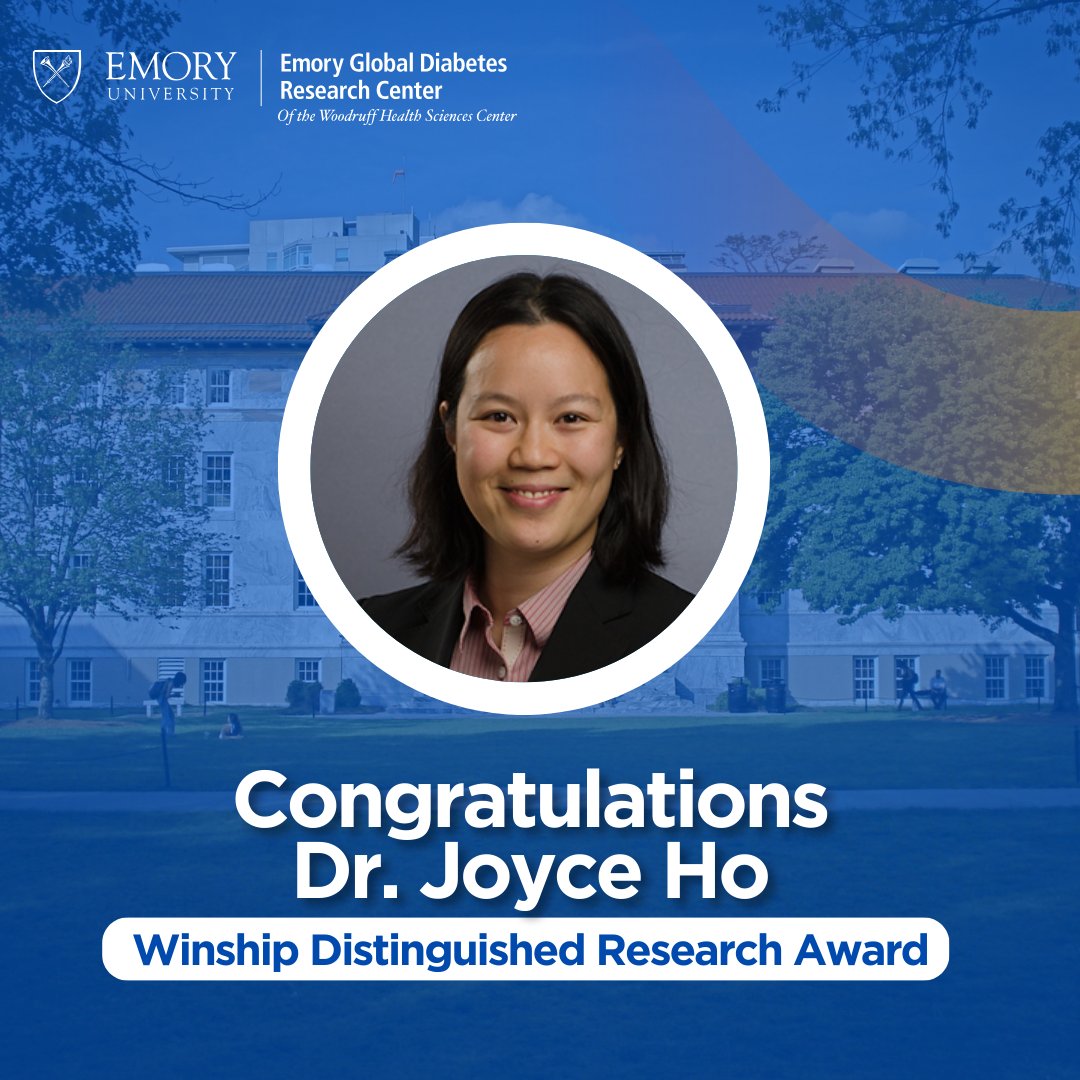 Congrats to Dr. Joyce Ho for receiving the Winship Distinguished Research Award! Her innovative research is making waves, and we couldn’t be prouder! 👏 #Emory #ResearchExcellence #WinshipAward #EGDRC