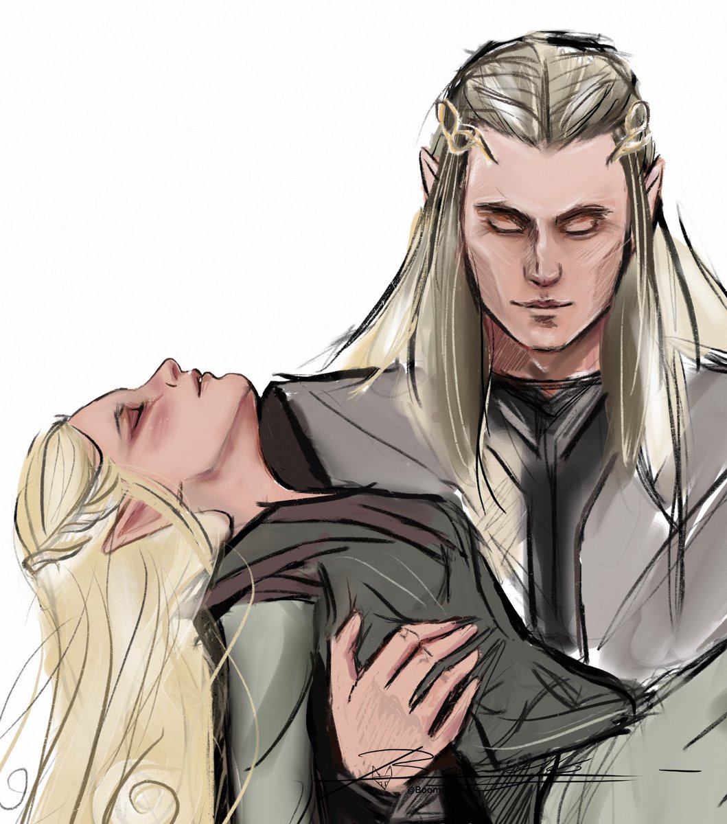 Boomdafunk's tweet image. #haladriel #Saurondrielfanart #saurondriel close-up