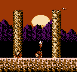nesdoug2's tweet photo. In Rygar, you can stun the enemy by jumping on it. Kind of cool. And bounce off them. That's a key game element is jumping higher off an enemy.

#nesdev
#gamedev https://t.co/O8SkEcKcUS