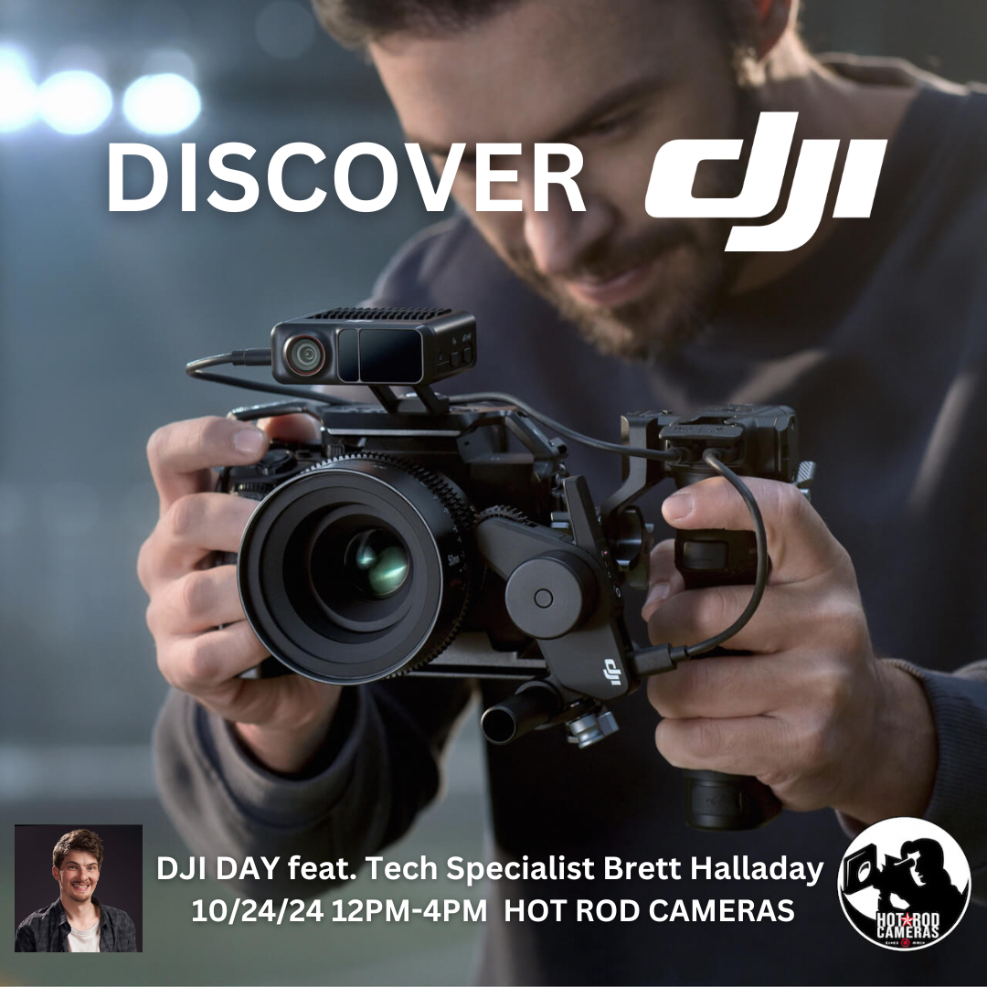 Hot Rod Cameras in Burbank, CA is hosting a <a href="/DJIGlobal/">DJI</a>  DAY where you can learn about DJI's vast product line up.  The event is next Thursday, Oct 24th from 12-4pm.  RSVP tinyurl.com/hrcdji