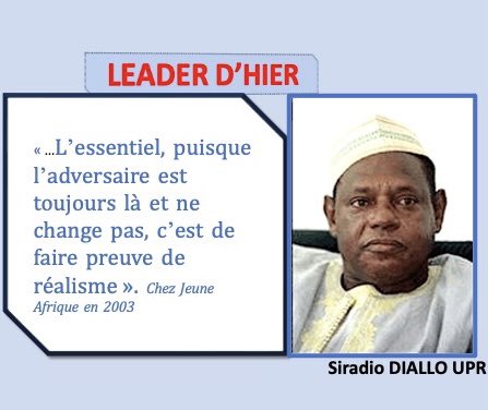 Une série de citations de nos leaders d’hier. Histoire politique. Ici l’adversaire est bien le Chef d’Etat de son époque alors qu’il s’est souvent montré compréhensif. Là il décidait d’aller avec les opposants durs.

#notreGuinee