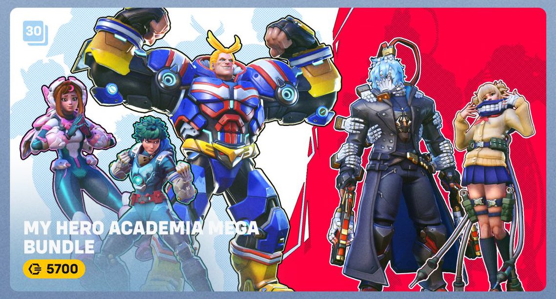 🎁 GIVEAWAY FOR MY HERO ACADEMIA MEGA BUNDLE IN #Overwatch2 🎁

JOIN THE #giveaway HERE:

1️⃣ FOLLOW: <a href="/JoystickOW/">Virtus Pro Joystick | twitch.tv/JOYSTICK</a> 
2️⃣ LIKE + RETWEET
3️⃣ TAG A FRIEND

🔥 2X CHANCE TO WIN IF YOU FOLLOW: twitch.tv/Joystick 

WINNER WILL BE DM’ED PRIZE IN 24 HOURS