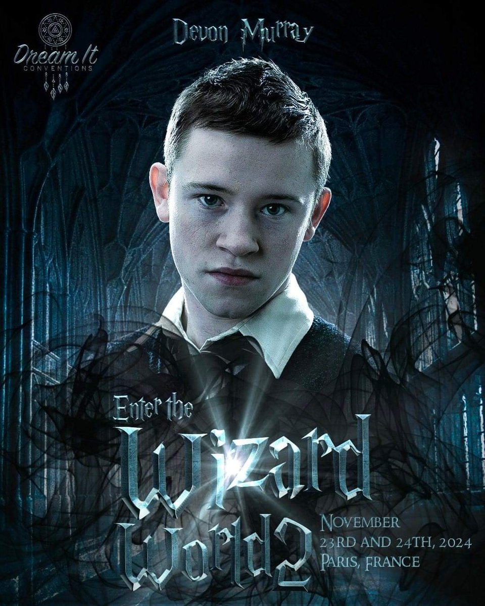 EuroConNet's tweet photo. GUEST ANNOUNCEMENT
#EnterTheWizardWorld #ETWW2 #DreamIt #DreamItConventions #DevonMurray
Paris, France
23 - 24 November 2024
https://t.co/9v7PKAXlzI https://t.co/rtvBxy75cc