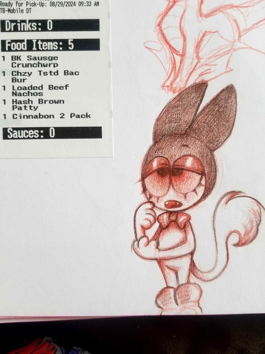 Taco Bell gave me a sticker of my order