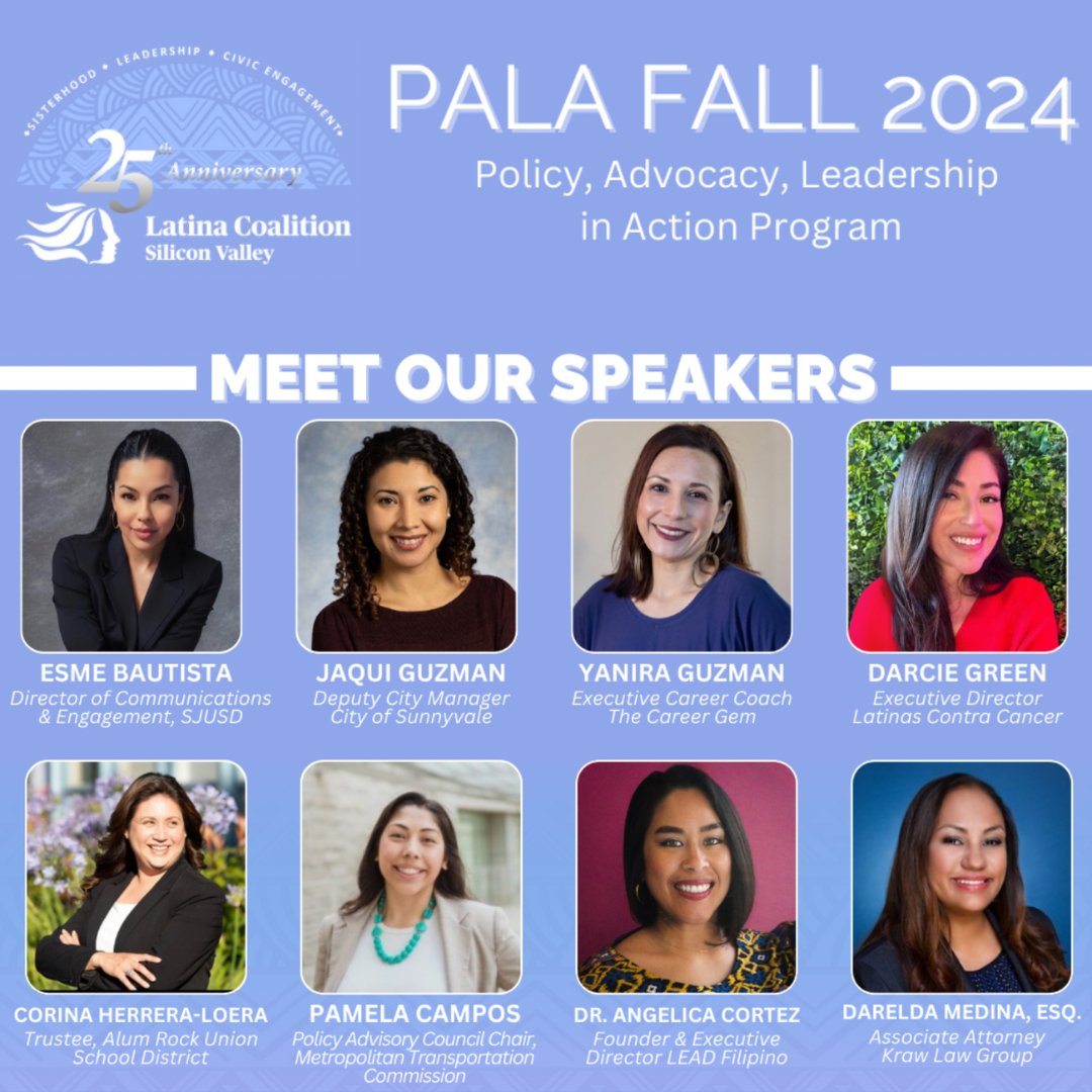 See you soon at PALA! 🥳I’m excited to share my experience as a policy professional at the PALA program with @latinacoalition! I participated in PALA nearly 2 years ago &amp; I am so honored to be coming back as a guest speaker ⭐ I can’t wait! #Pamela4SJ