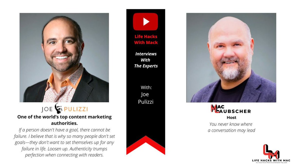 The godfather of content marketing! 

Please share and I would love you all to drop some questions in the comments and I will aim to have as many of them answered in the end of our interview. 

Do not miss this one 

linkedin.com/video/event/ur…