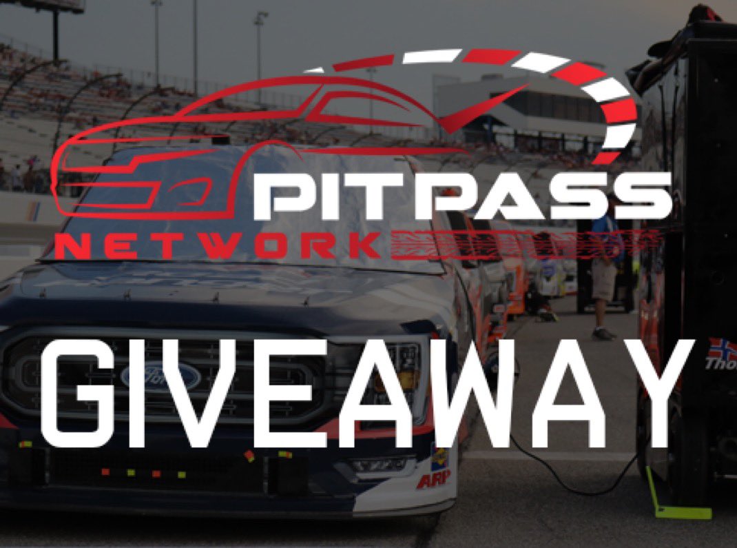 pitpassnetwork's tweet image. GIVEAWAY 🚨🚨🚨🚨

Want to win 2 pre race passes and 2 tickets to the @NASCAR Cup Series Race at @MartinsvilleSwy? Follow the rules down below for your chance to win!

1️⃣ Follow @pitpassnetwork 

2️⃣ Share this post

3️⃣ Tag two people