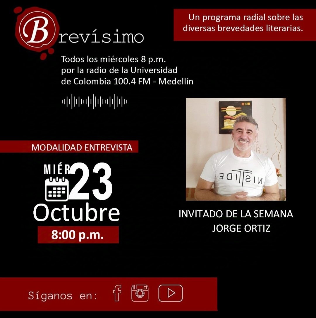 Mauricio A. Montoya. (@mamv82profe) on Twitter photo Desde Buenos Aires (Argentina) nos acompañará el filósofo y escritor Jorge Ortiz. Los esperamos... <a href="/RadioUNALmed/">Radio UNAL Medellín</a> Desde Buenos Aires (Argentina) nos acompañará el filósofo y escritor Jorge Ortiz. Los esperamos... <a href="/RadioUNALmed/">Radio UNAL Medellín</a>
