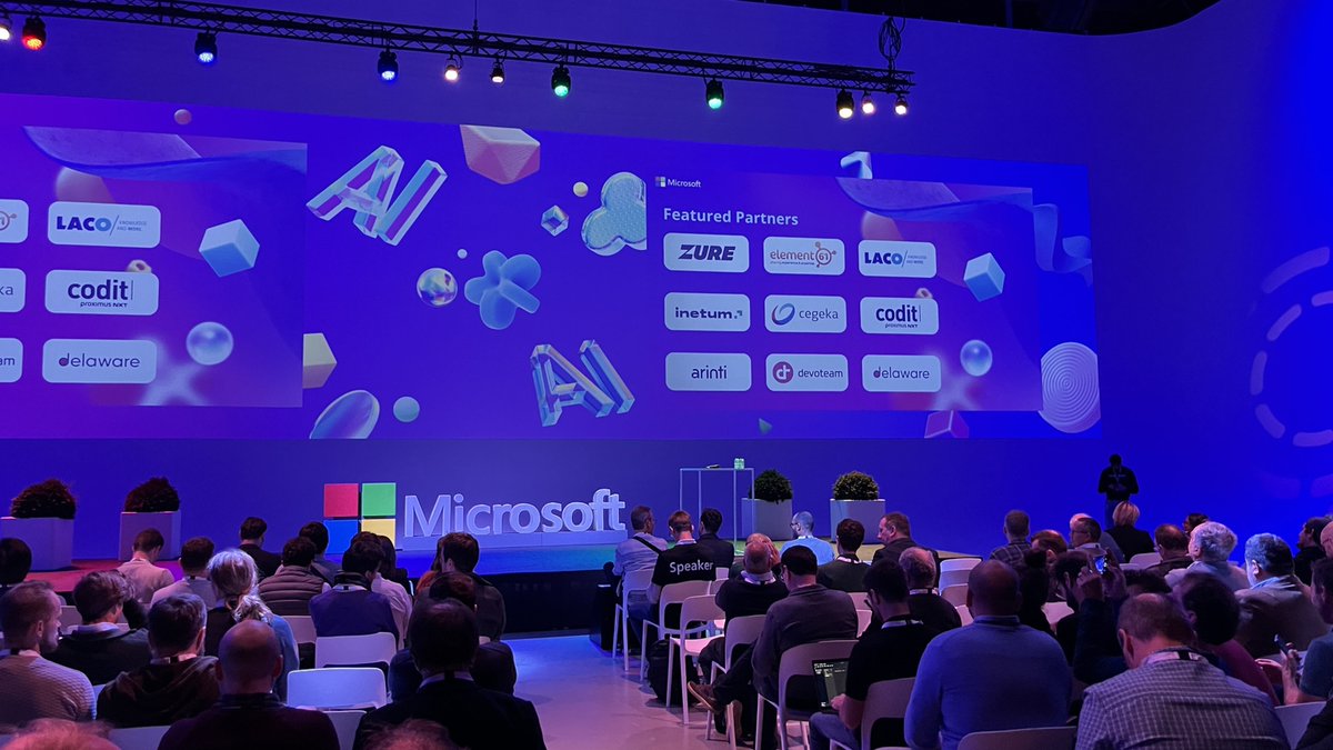 msedeeb's tweet photo. 🚀What a day!  Devoteam was at the Microsoft AI Tour in Brussels! If you missed us, check out the amazing things we do: https://t.co/EHgMPrnXRy https://t.co/AeTJcFIXYc