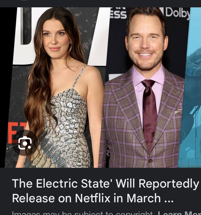 Millie Bobby Brown and Chris Pratt making a movie about electrification of power demand wasn’t something I expected but am definitely here for it.
