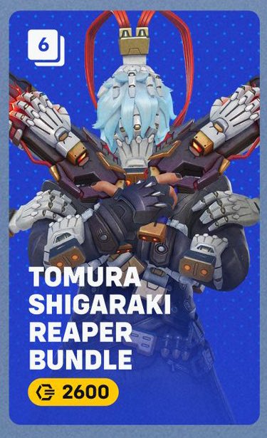 JoystickOW's tweet photo. 🎁 GIVEAWAY FOR MY HERO ACADEMIA TOMURA SHIGARAKI REAPER BUNDLE IN #Overwatch2 🎁

JOIN THE #giveaway HERE:

1️⃣ FOLLOW: @JoystickOW 
2️⃣ LIKE + RETWEET
3️⃣ TAG A FRIEND

🔥 2X CHANCE TO WIN IF YOU FOLLOW: https://t.co/PTU2NIIlkA 

WINNER WILL BE DM’ED PRIZE IN 24 HOURS https://t.co/3bkeWvO5bs