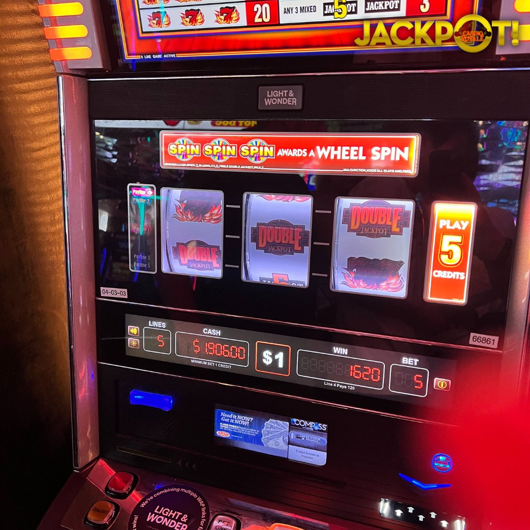 💰 Another BIG WIN at Casino Royale! 💰

Shoutout to our lucky winner from Iowa, who just cashed out with $1,820 on the Triple Double Jackpot machine! 🎉💸 That smile says it all! Ready to try your luck? Stop by Casino Royale for your chance to win big!

#CasinoRoyaleVIP