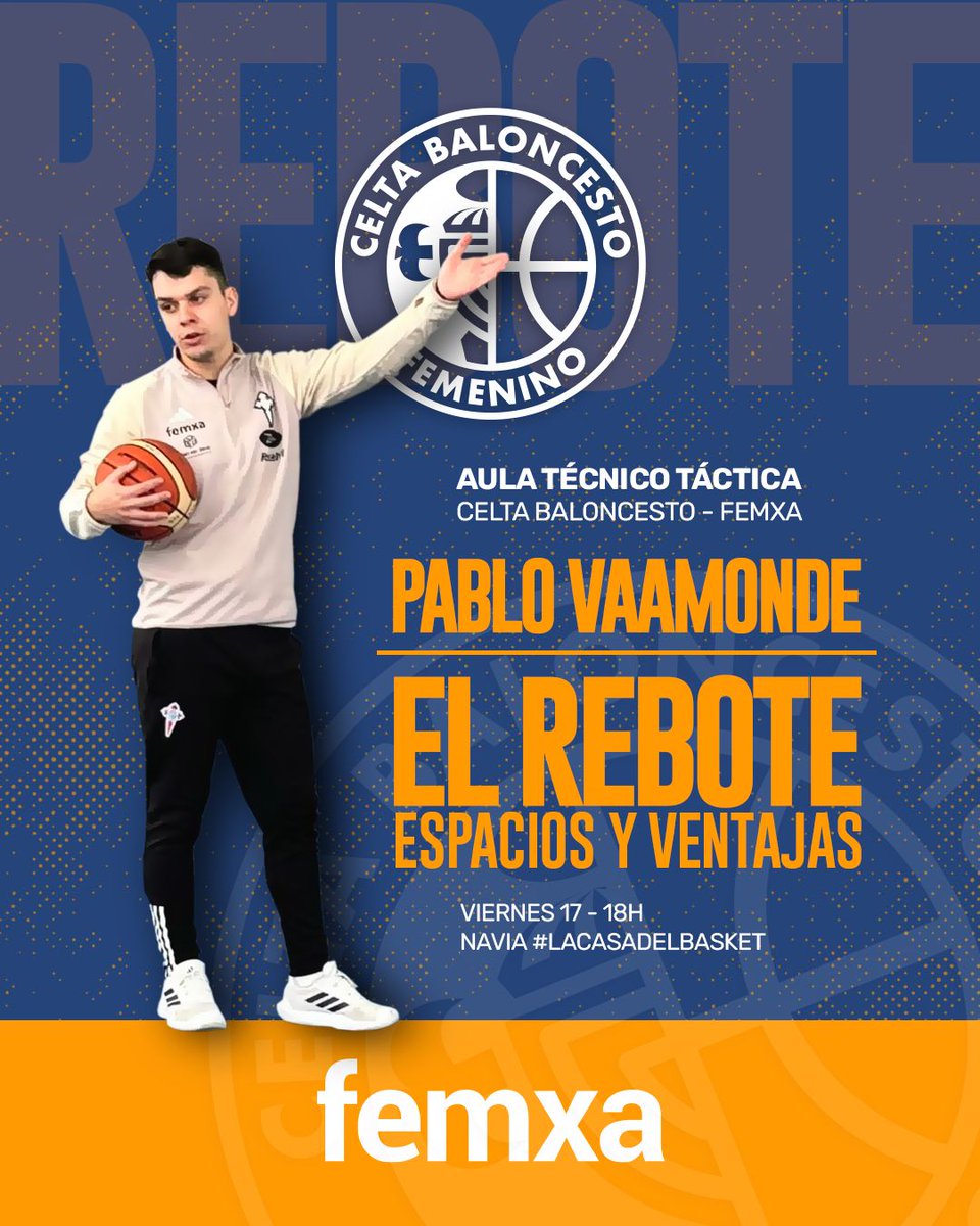 Celtabaloncesto's tweet photo. Mañana es día de... 𝑨𝒖𝒍𝒂 𝑻é𝒄𝒏𝒊𝒄𝒐 - 𝑻á𝒄𝒕𝒊𝒄𝒂. 🧠📖

Formación interna para todos nuestros entrenadores a cargo de @pabloverin14. 🩵

#FormarCrecerCompetir #TecnicosFemxa https://t.co/gamlnaemjh