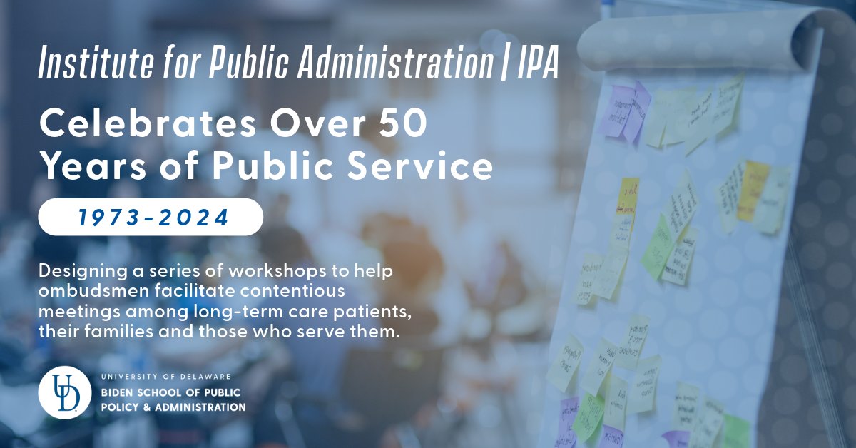 UD Institute for Public Administration tweet media