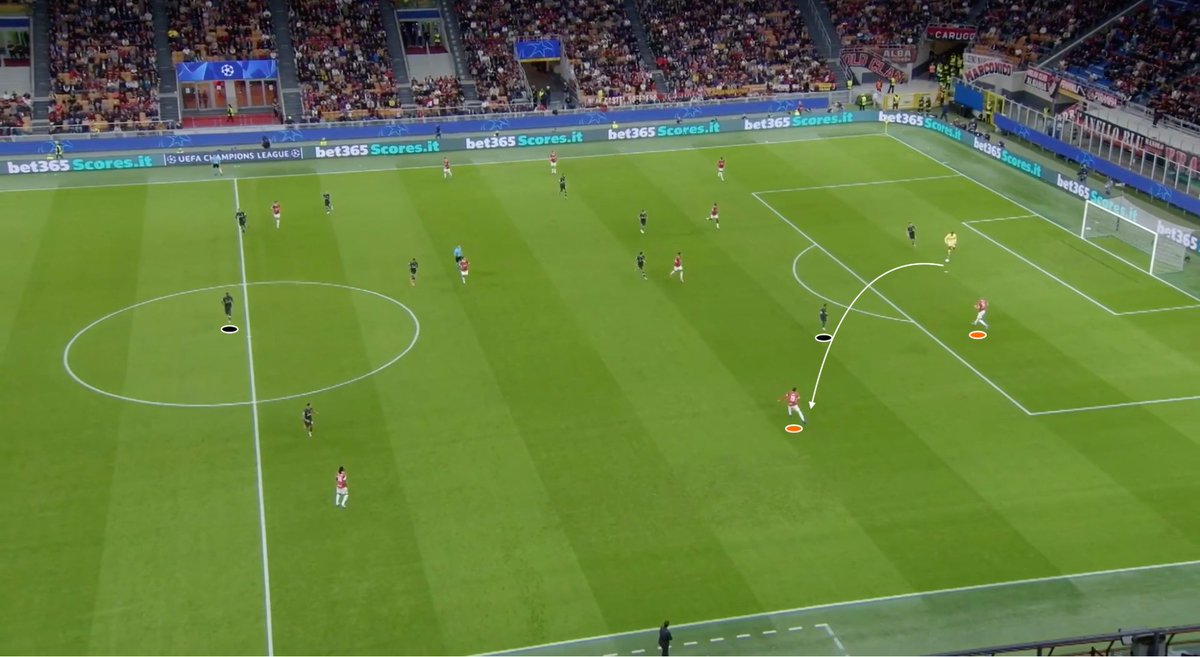 EBL2017's tweet photo. Have seen this issue in virtually every Liverpool game this season - the opposition have an overload in the build-up.

The better teams will exploit this flaw in Slot's team.

There are lots of ways to exploit this, whether that be through a centre back, fullback or a midfielder. https://t.co/BJZpDhATm5