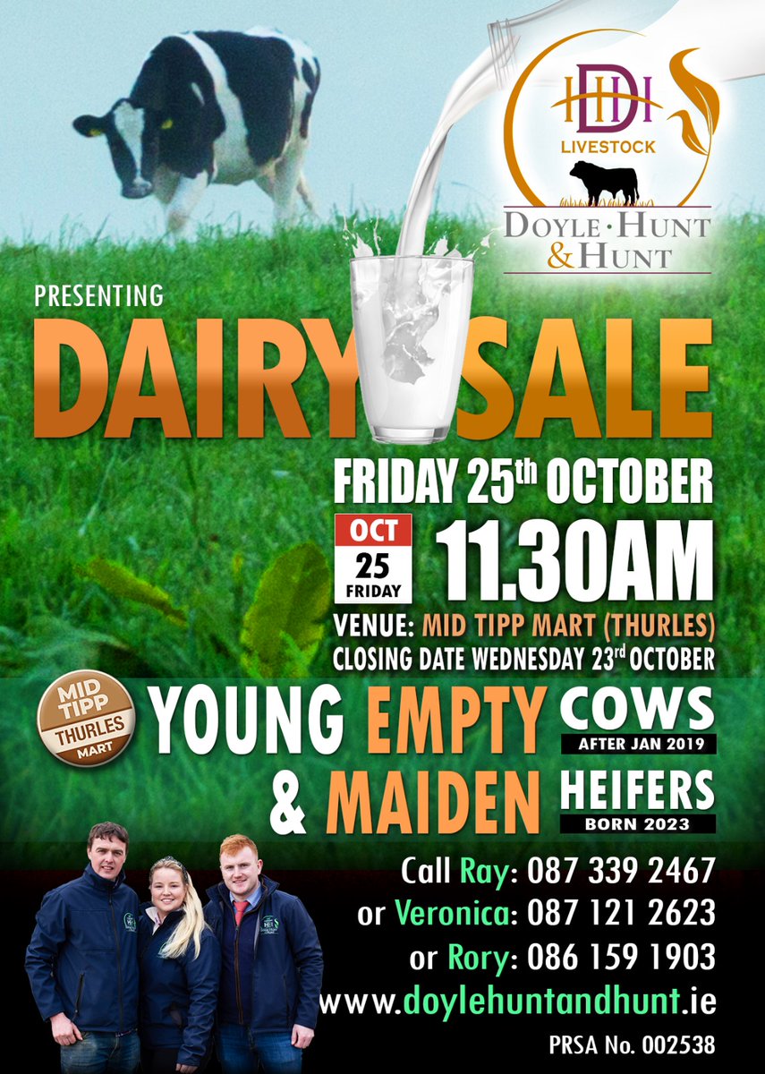 After the huge success of last month's sale, we are delighted to announce the second of our young empty sales. Entries now been taken