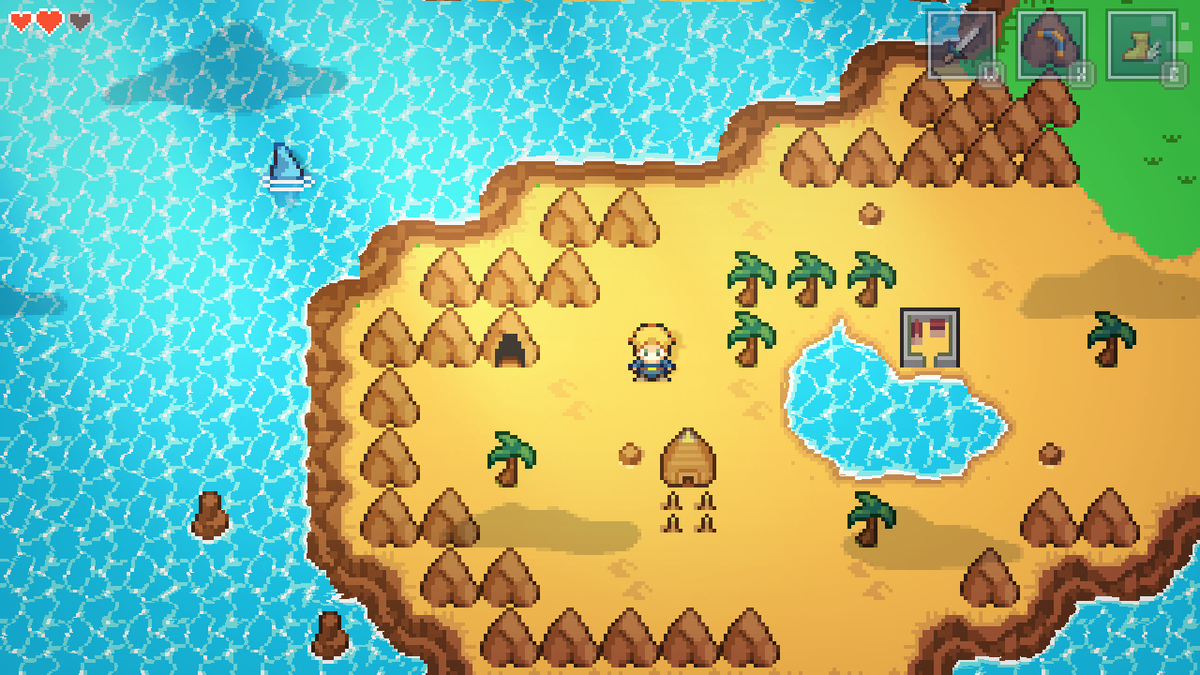 dreamnoid's tweet photo. I realized I never posted any screenshot of "Aereven: Sleeping Azure", the upcoming improved PC version of my GBA game "Aereven Advance". So here it is, a little side-by-side comparison. PC on the left, GBA on the right! #gbadev #gamedev https://t.co/oNA52c19r9