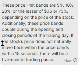 ripster47's tweet image. #tradingtips #halts 
Those Trading Penny Low Floats? $NUZE
You know why Pennies  halts so much more than normal low floats?
  Any Stock that closes under .75 cents a day prior to Big Move it will have very small halt bands and have multi halts
Example $NUZE today from .50 to 3.50