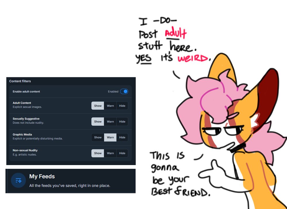 KamiVeicht's tweet photo. An additional head's up, but honestly it's more for the site proper. Also the Content warnings do work, please use them. https://t.co/dXUdCNKWjw
