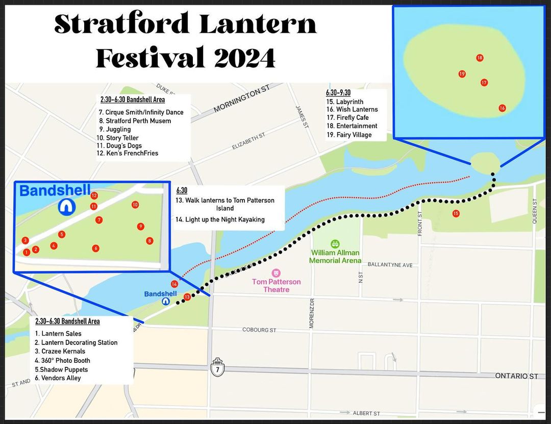 StratfordON's tweet photo. Get ready to be dazzled by the Stratford Lantern Parade THIS SATURDAY, October 19th, 2024! 🏮🎶Join us for an unforgettable evening of live performances, music, and one-of-a-kind lighting installations along the banks of the Avon River. https://t.co/QnIqvKYjMv