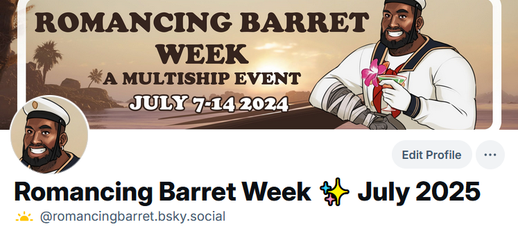 romancingbarret's tweet photo. We are now set up on Bluesky! https://t.co/6I0j82Cmhu