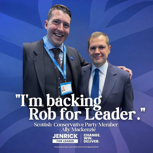 allymackenzie17's tweet photo. Another fantastic performance from @RobertJenrick on @GBNEWS this evening! With his clear plan and vision for the party and the country, Robert is the Leader that the Conservative Party needs!
Cheers to @ambassadorzactc for the graphic!
#JoinJenrick #Jenrick4Leader https://t.co/lkbTABuqQN