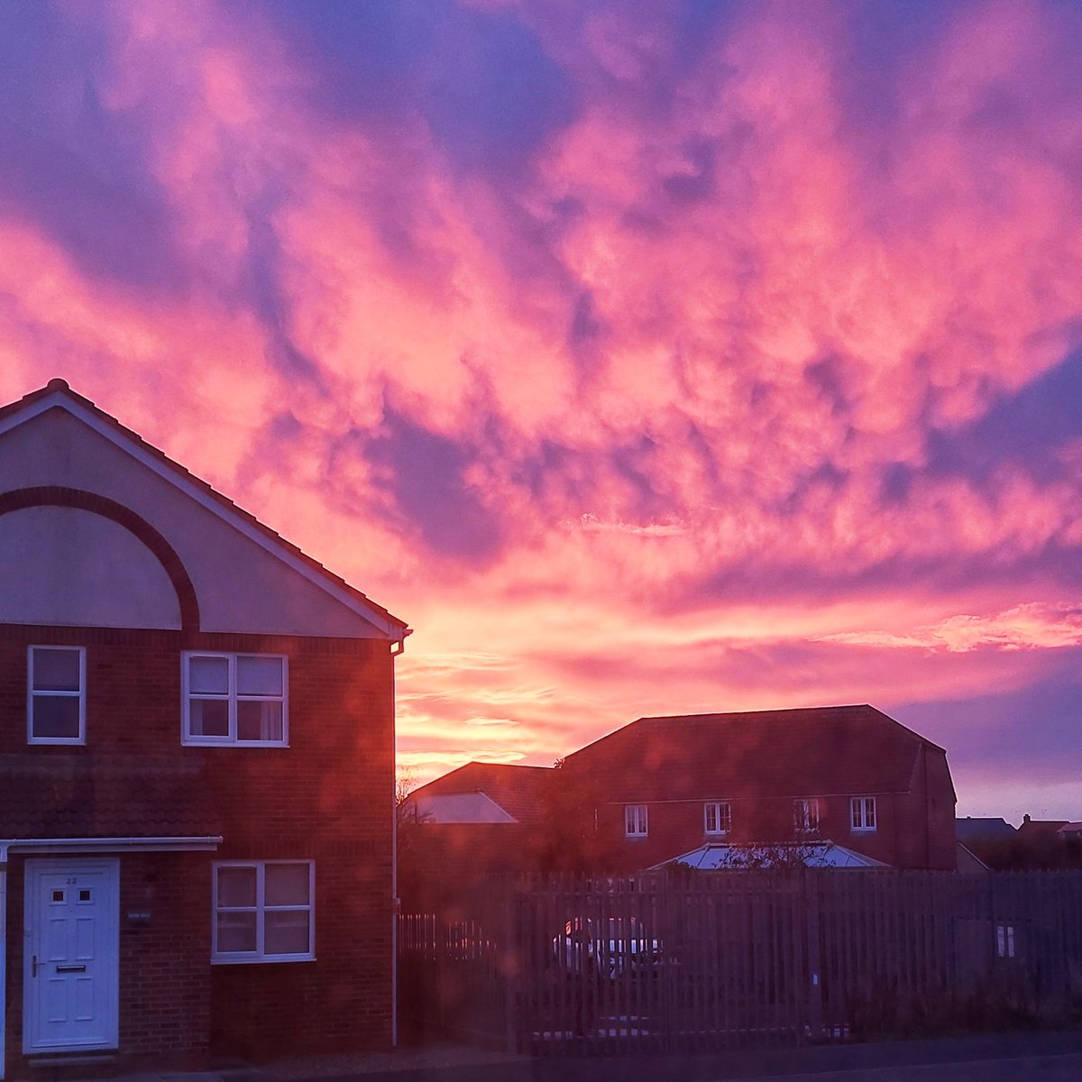 Beautiful skies over Doncaster