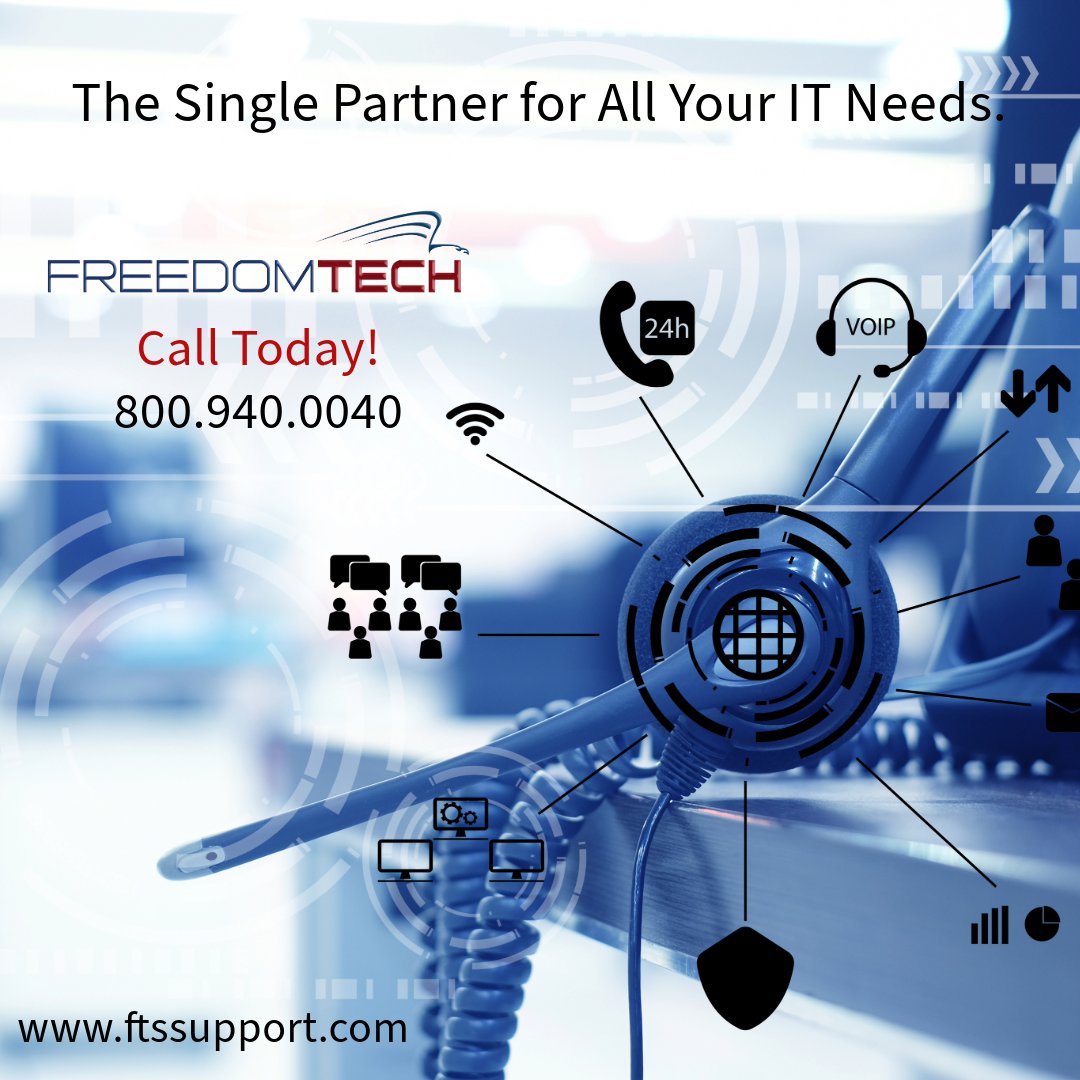 Freedom_Tech920's tweet image. Let us simplify your IT management and be the single partner you can rely on for seamless operations and peace of mind. Your IT, our expertise. 🌐💻 

ftssupport.com
sales@ftssupport.com

#OnePartner #ITSolutions #BusinessSupport #FreedomTech