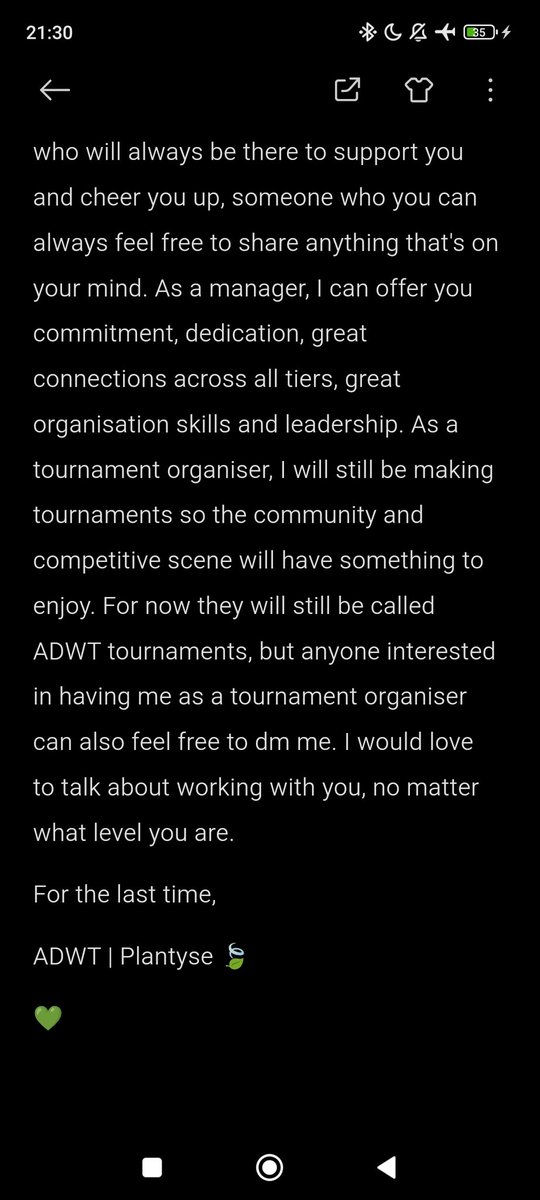 Anyone wanting to know what happened