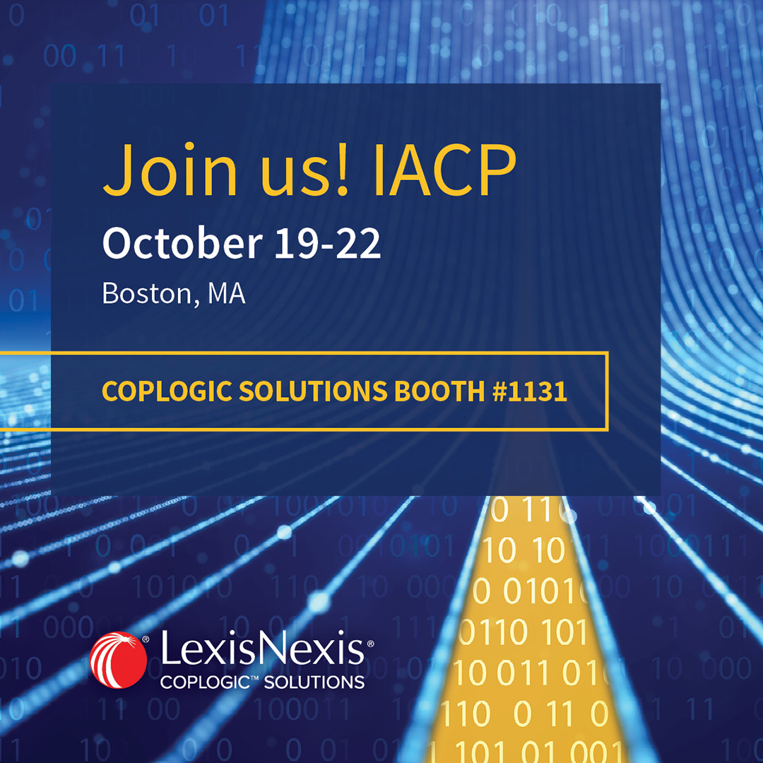 LexisNexisRisk's tweet image. The #IACP2024 Exhibit Hall opens Sunday! Visit the #LexisNexisCoplogic team at booth #1131 to see informative customer case studies and testimonials, play games, win prizes and learn how to LEVEL UP your agency&apos;s traffic safety strategy. Achieve #VisionZero faster.