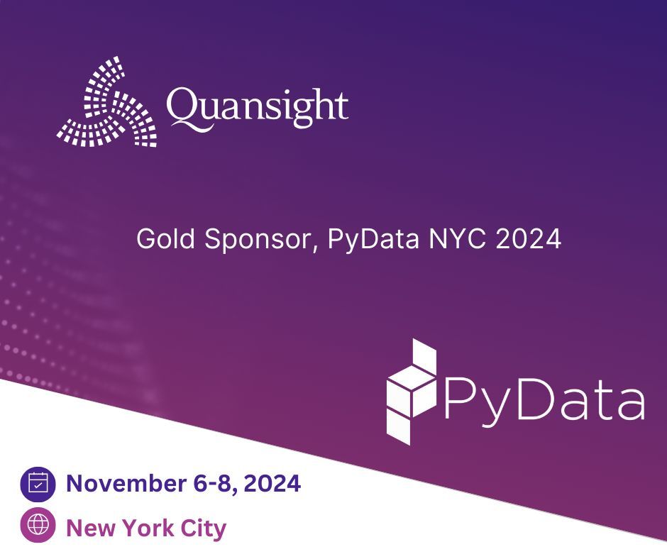 quansightai's tweet photo. Counting down to #PyDataNYC 2024! 🗽 As Gold Sponsors, we're excited for 3 days of knowledge sharing, collaboration, and innovation. From tutorials to keynotes, it's going to be an amazing event. Who else is joining us in Times Square?  https://t.co/bB9puRoLR2  #DataScience https://t.co/tgBvdhMATc