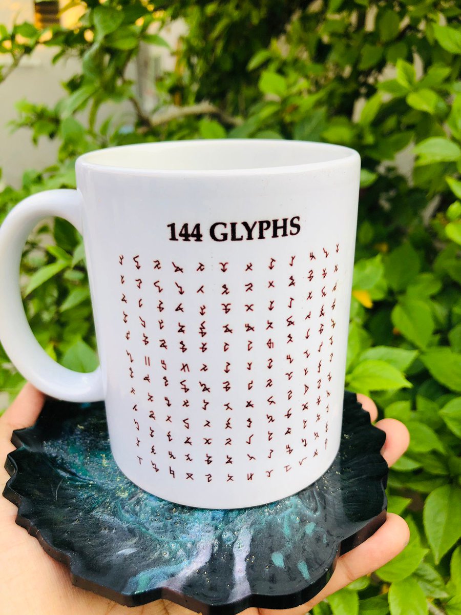 Hazel0045's tweet photo. #CosmosX
I did this Mug art by engraving #144_glyph_symbols on it.
Hope you'll like it.
#ArtonBitcoin
@CosmosX_btc @JAARwei99 https://t.co/JTE2M6C8bI